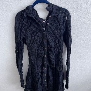 Free People Long Sleeve Bodycon Lace Dress